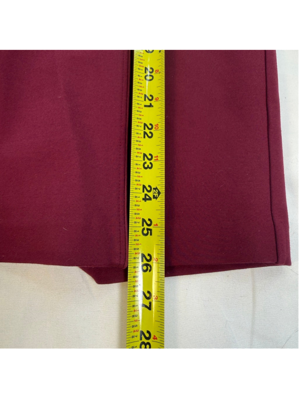 ELOQUII Size 14 Burgundy Skirt Suit Set Blazer Pencil Skirt Career Wear NWT - Picture 8 of 10